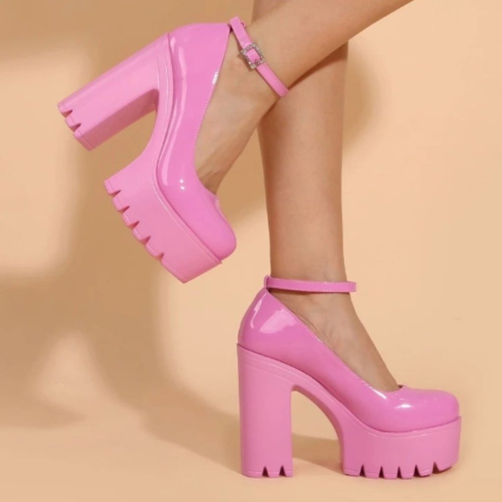 Pink Platform Heels
